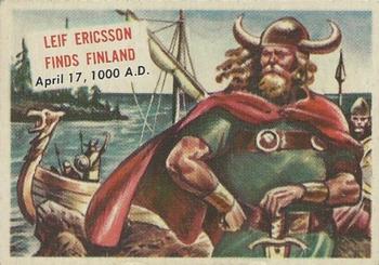 1954 Topps Scoop (R714-19) #149 Leif Ericsson finds Finland Front