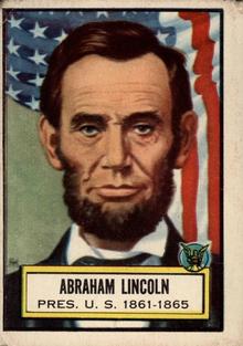 1952 Topps Look 'n See (R714-16) #4 Abraham Lincoln Front