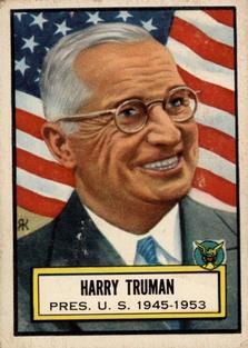 1952 Topps Look 'n See (R714-16) #5 Harry Truman Front