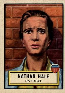1952 Topps Look 'n See (R714-16) #11 Nathan Hale Front