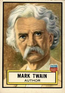1952 Topps Look 'n See (R714-16) #29 Mark Twain Front