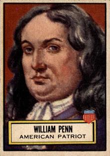 1952 Topps Look 'n See (R714-16) #77 William Penn Front