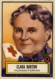 1952 Topps Look 'n See (R714-16) #83 Clara Barton Front