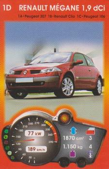 2004 Piatnik Mega Trumpf Cars (German) #1D Renault Megane 1.9 dCi Front