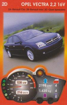 2004 Piatnik Mega Trumpf Cars (German) #2D Opel Vectra 2.2 16V Front
