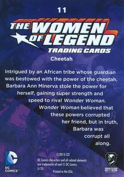 2013 Cryptozoic DC Comics: The Women of Legend #11 Cheetah Back
