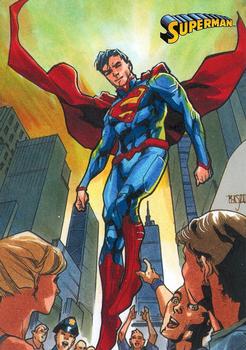 2013 Cryptozoic DC Comics Superman The Legend #1 Superman Front