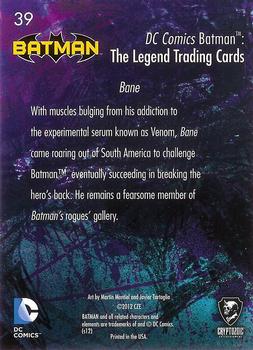 2013 Cryptozoic DC Comics Batman: The Legend #39 Bane Back