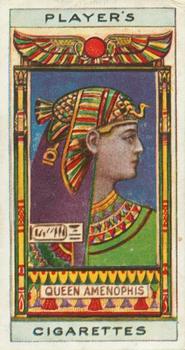 1912 Player's Egyptian Kings & Queens and Classical Deities #4 Amenophis Front