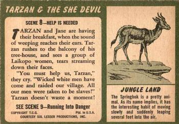 1953 Topps Tarzan & the She Devil (R714-21) #8 Help Is Needed Back