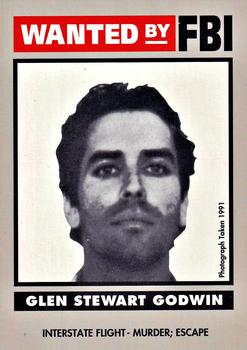 1993 Federal Wanted By FBI #37 Glen Stewart Godwin Front