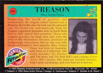 1993 Majestic Comic Future Stars - Hot Picks #HP1 Treason Back