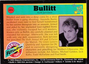 1993 Majestic Comic Future Stars - Hot Picks #HP4 Bullitt Back