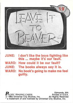 1983 Pacific Leave It To Beaver #19 June's Birthday Back