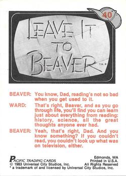 1983 Pacific Leave It To Beaver #40 Fourth of July Back