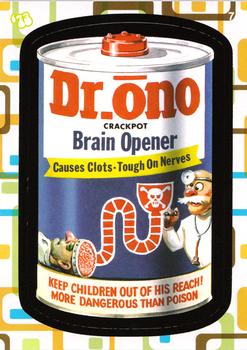 2008 Topps Wacky Pack Flashback Series 2 #7 Dr.ono Brain Opener Front