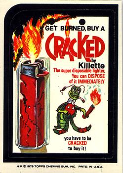 1976 Topps Wacky Packages 16th Series #NNO Cracked by Killette Front