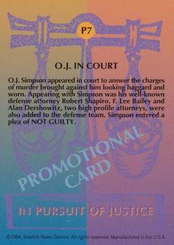 1994 In Pursuit of Justice: The Simpson Case - Promo #P7 In Court Back