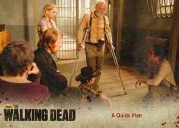 2014 Cryptozoic The Walking Dead Season 3 Part 1 #46 A Quick Plan Front