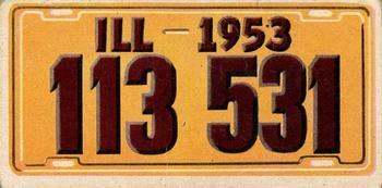1953 Topps License Plates (R714-13) #12 Illinois Front