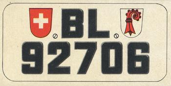 1953 Topps License Plates (R714-13) #56 Basel-Land Front