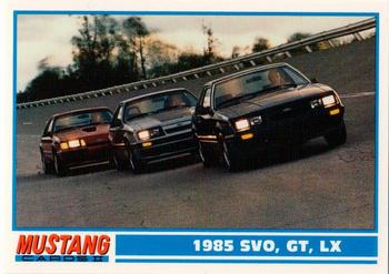 1994 Performance Years Mustang Cards II (30 Years) #117 1985 SVO, GT, LX Front