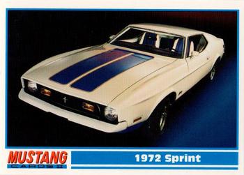 1994 Performance Years Mustang Cards II (30 Years) #176 1972 Sprint Front