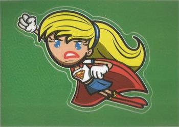 2014 Cryptozoic DC Comics: Epic Battles - Bam! Stickers #T-07 Supergirl Front