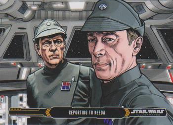 2015 Topps Star Wars Illustrated The Empire Strikes Back #3 Reporting to Needa Front