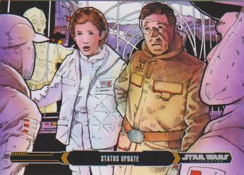 2015 Topps Star Wars Illustrated The Empire Strikes Back #4 Status Update Front