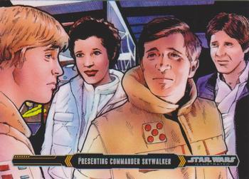 2015 Topps Star Wars Illustrated The Empire Strikes Back #6 Presenting Commander Skywalker Front