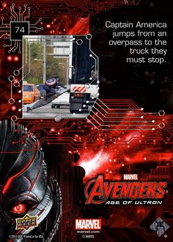 2015 Upper Deck Avengers Age of Ultron #74 Age of Ultron Back