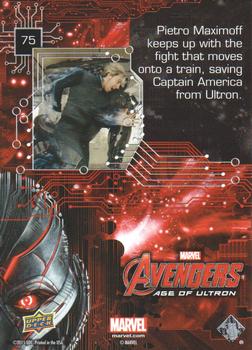 2015 Upper Deck Avengers Age of Ultron #75 Age of Ultron Back