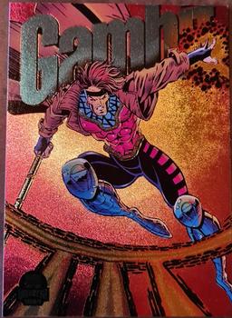 1994 Fleer Marvel Universe - Power Blast Gold #4 Gambit Front