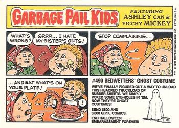 1987 Topps Garbage Pail Kids Series 8 #301a Bowling Elaine Back