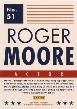 2015 Panini Americana - Red #51 Roger Moore Back