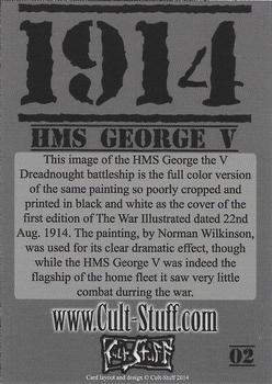 2014 Cult-Stuff 1914: The War Illustrated #2 HMS George V Back