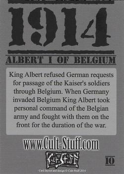 2014 Cult-Stuff 1914: The War Illustrated #10 Albert I of Belgium Back