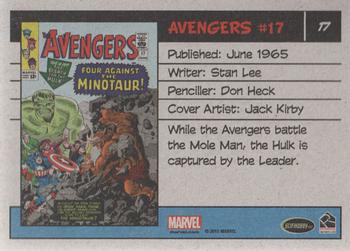 2015 Rittenhouse Marvel The Avengers Silver Age #17 Avengers #17 Back
