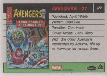 2015 Rittenhouse Marvel The Avengers Silver Age #27 Avengers #27 Back
