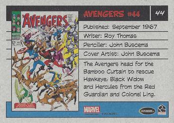 2015 Rittenhouse Marvel The Avengers Silver Age #44 Avengers #44 Back