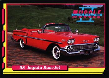 1992 PYQCC Muscle Cards II #105 1958 Chevrolet Impala Front