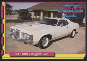 1992 PYQCC Muscle Cards II #111 1971 Mercury Cougar CJ Front