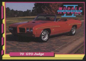 1992 PYQCC Muscle Cards II #127 1970 Pontiac GTO Judge Convertible Front