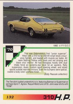 1992 PYQCC Muscle Cards II #132 1970 Dodge Charger Rallye Back