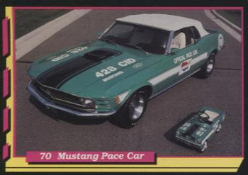 1992 PYQCC Muscle Cards II #163 1970 Ford Mustang Pace Car Front