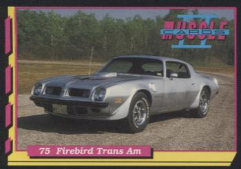 1992 PYQCC Muscle Cards II #168 1975 Pontiac Trans Am Front