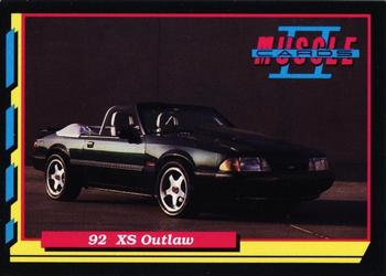 1992 PYQCC Muscle Cards II #182 1992 Ford Mustang XS Outlaw Front