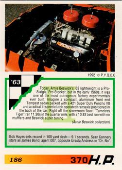1992 PYQCC Muscle Cards II #186 1963 Pontiac GTO 