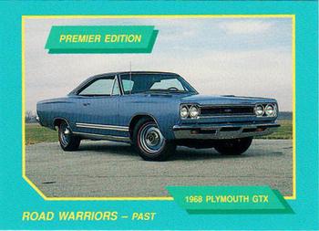 1992 GNM Road Warriors #18 1968 Plymouth GTX Front